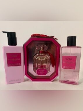 Victoria's Secret’s BOMBSHELL MAGIC Set-Eau 1.7oz,Lotion & Mist DISCONTINUED NEW